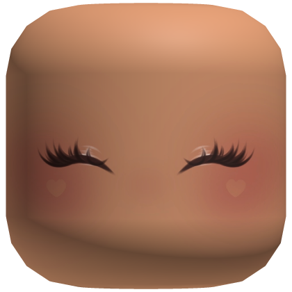 Heart Kawaii Face (Tan)