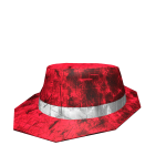 Red Sparkle Timed Fedora