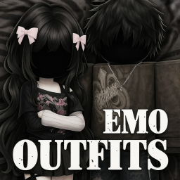 [🕸️] Emo Goth Avatar Outfits Ideas [UPDATE]