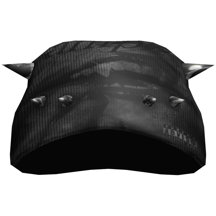 emo spiky distressed beanie