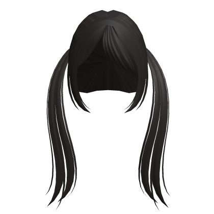 ♡꒰cute lush anime twintails in brown꒱ Roblox item