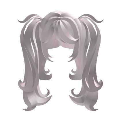 fluffy cute cozy kawaii light pink pigtails Roblox item