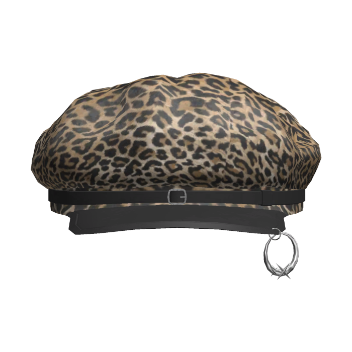 Y2K Leopard Cap