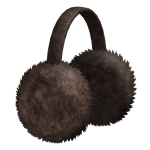 Brown Fur Earmuffs
