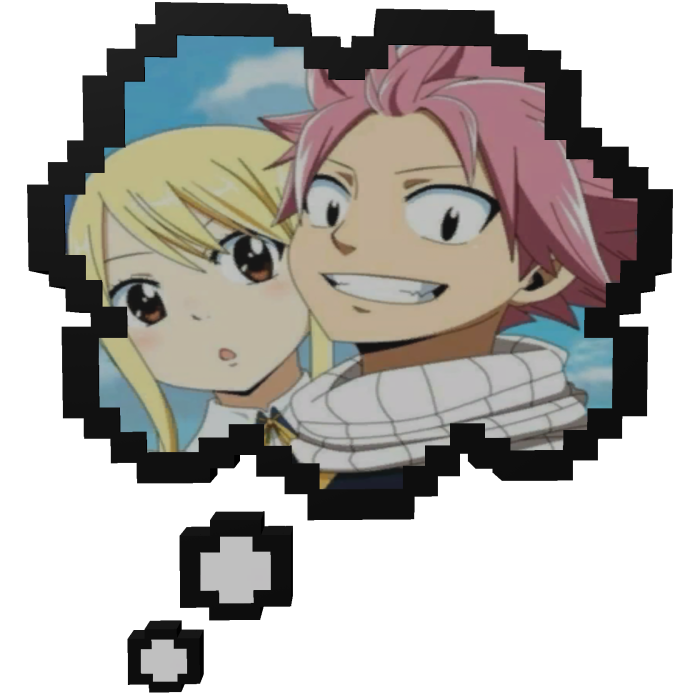 Natsu Dragneel & Lucy Fairy Tail | Thinking Bubble