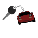 Cute Miata Keychain