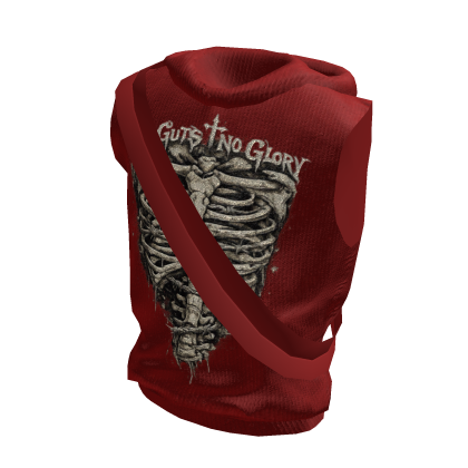 💗Y2K Utility Pouch Tee Hoodie Red 💗 thumbnail