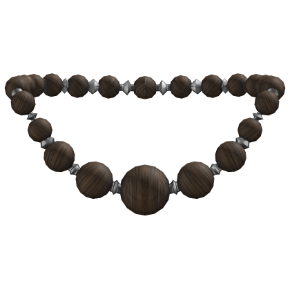 Wooden Beads Necklace Roblox item