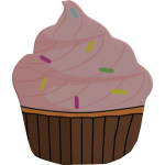 Cupcake Lapel Pin