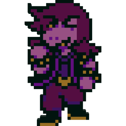 DELTARUNE Susie Cutout [LEFT] Roblox item