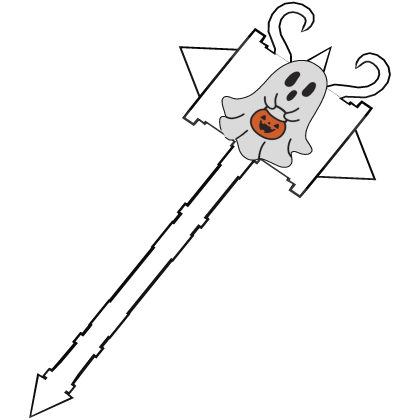 [Halloween] 👻 Ghost Hammer (Glowing) Roblox item