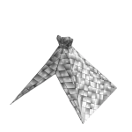 Louvre-Inspired Pyramid Dress