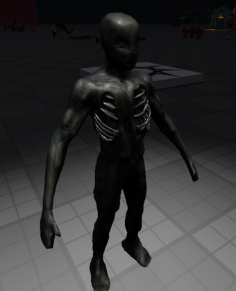 Rigged Monster preview 1