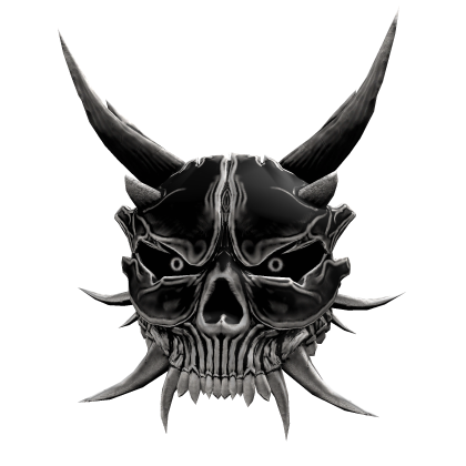 Oni White Skull Mask