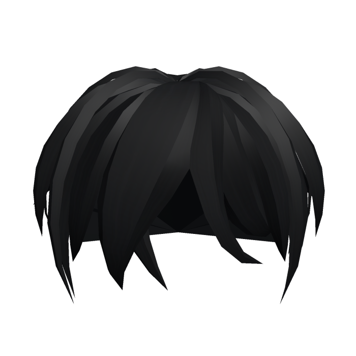 Messy Popular Boy Hair in Black
