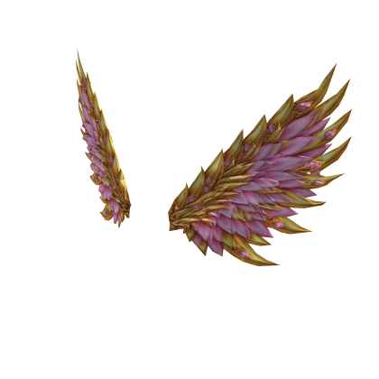 Pink Gold Wings Roblox item