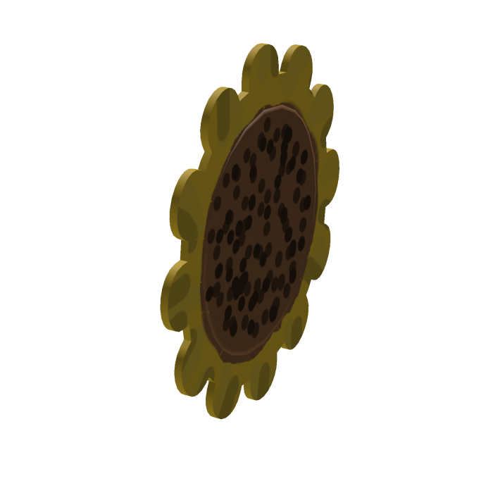 Sunflower lapel pin