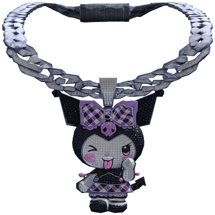 Trendy Kuromi Iced Out Chain 1.0
