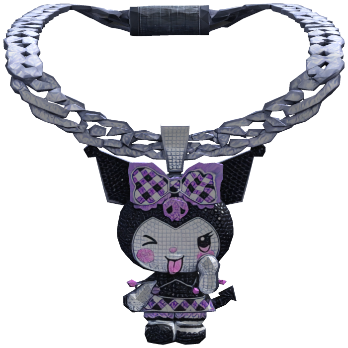 Trendy Kuromi Iced Out Chain 1.0