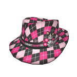 Vintage Nerdy Scene Fedora |  Funky Pink