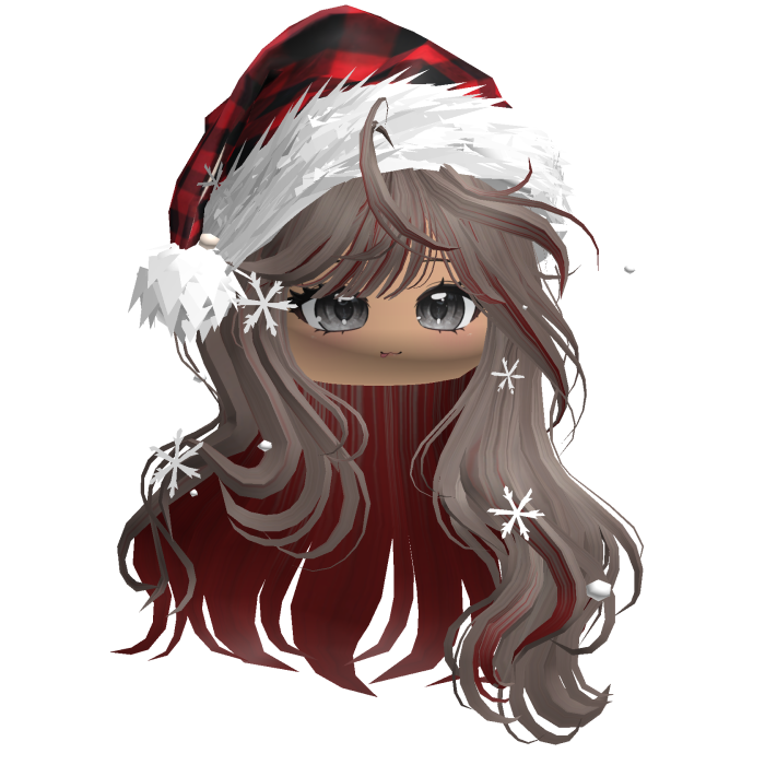 Christmas Waves w/Santa Hat (Milktea&Pink)