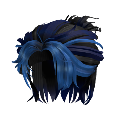 Wolfcut Hair (Blue)