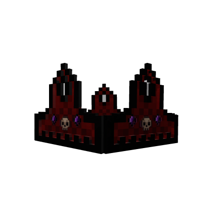 Halloween 8-Bit Royal Crown Spooky ADDON Roblox item