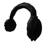 Black Fluffy Earmuffs