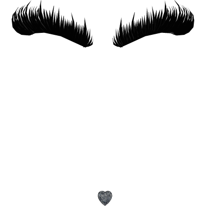 Full volume wispy sshf lashes /w tongue piercing Roblox item