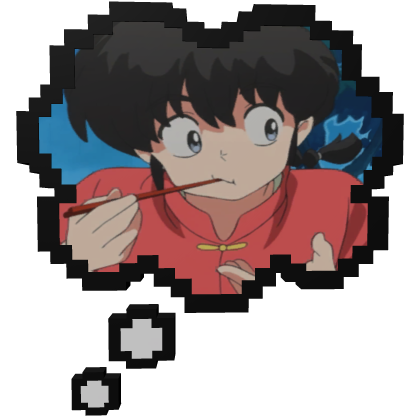 Ranma Saotome RANMA 1/2 | Thinking Bubble 