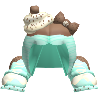 mint chocco cream dessert icecream hair Roblox item