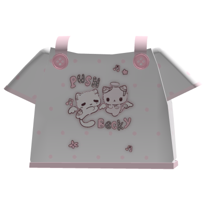 ♡ Cute shirt kitty y2k kawaii pink girl Roblox item