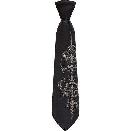 Gray Cybersigilism Tie 1.0