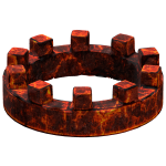10-Block Volcano Lava Crown🌋