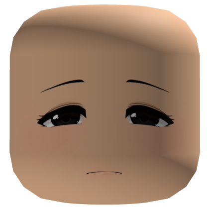 flustered kawaii face mask  Roblox item