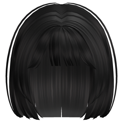 Black Hime Short Straight Hair Cut