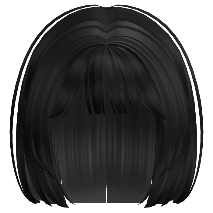 Black Hime Short Straight Hair Cut