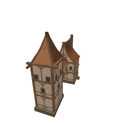 Medieval House With Tower