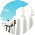 Colored Santas Winter Stronghold