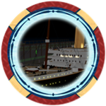 Titanic Docked for the Day