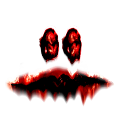 scary blood face Roblox decal