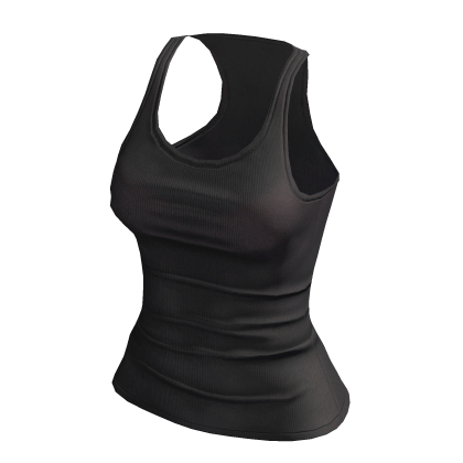 Simple Tank Top in Black