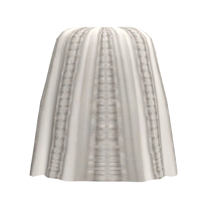 Darling Renaissance Dress 3D Skirt Dress in White