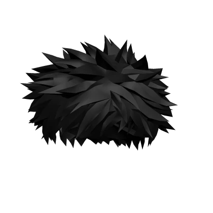Roblox hair preview for Messy Black Anime Hair
