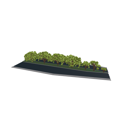 road with grass in middle