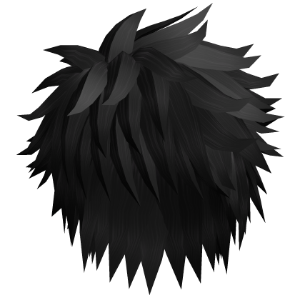 Vkei Spiky Messy Hair (Black)