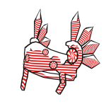 Snowy Peppermint Red Candy Valk