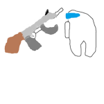 The gun is looking like sus...
