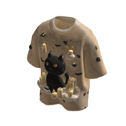 Candlelight Cat Tee [PBR] thumbnail