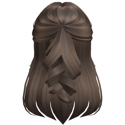 Elegant Half Up Wispy Ponytail (Brown) Roblox item